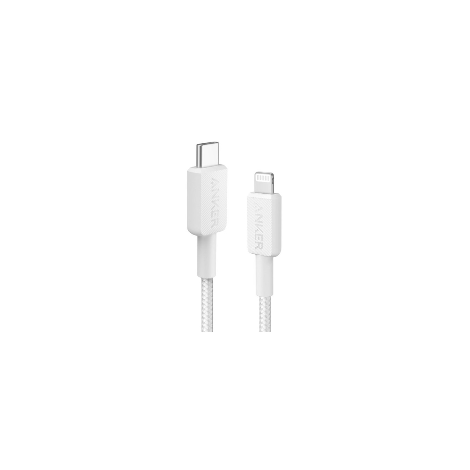 CABLE ANKER 322 USB C A LIGTHNING CABLE TRENZADO 09M BLANCO