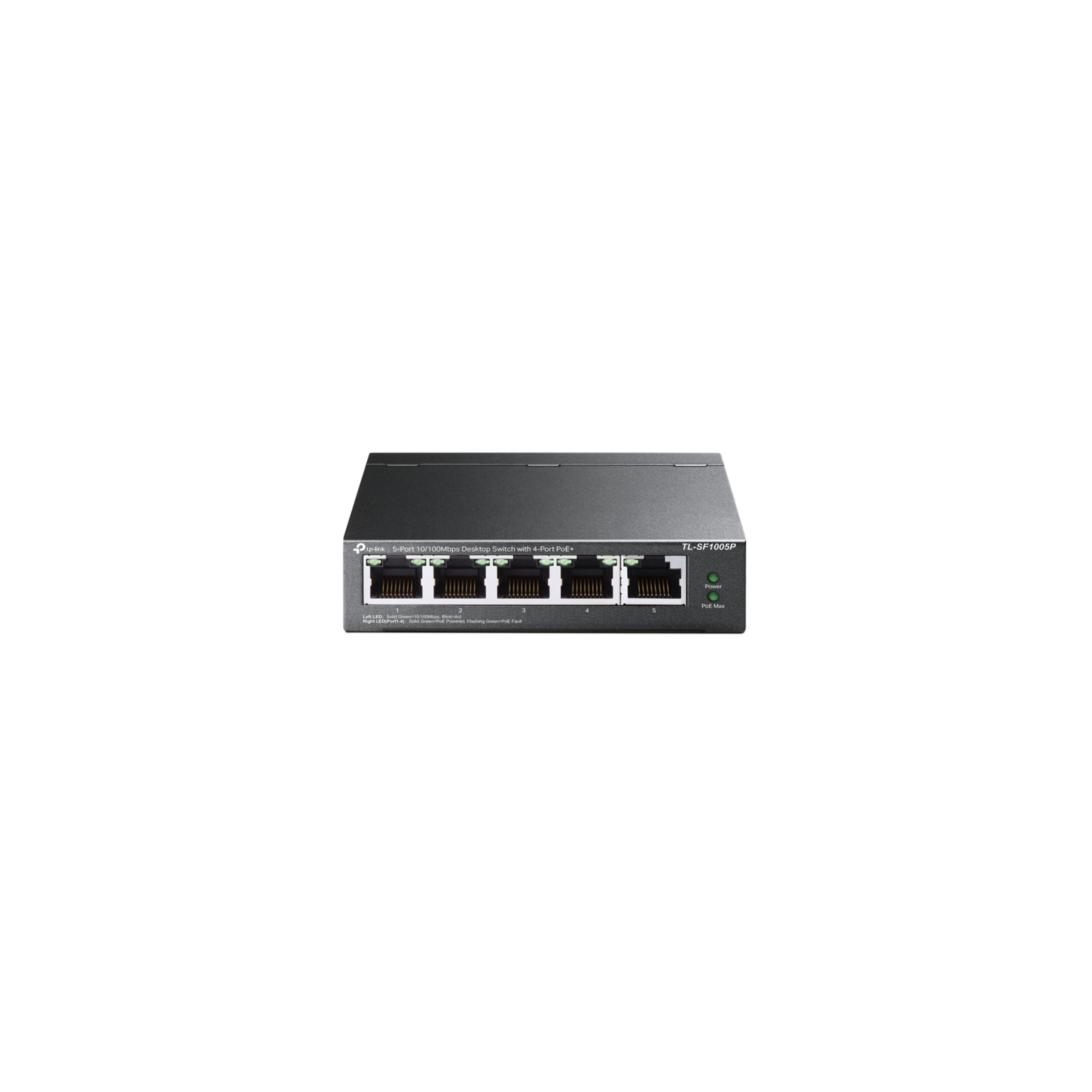 SWITCH TP LINK TL SF1005P DESKTOP SWITCH 4 PORT POE