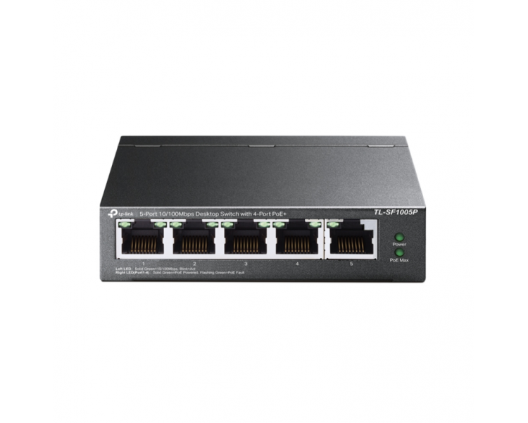 SWITCH TP LINK TL SF1005P DESKTOP SWITCH 4 PORT POE