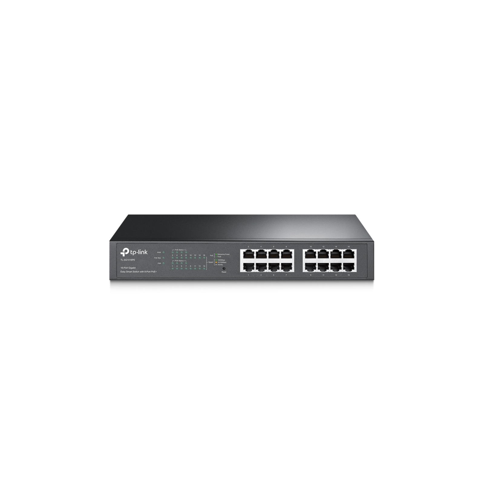 SWITCH TP LINK TL SG1016PE EASY SMART 16x1G 8xPOE 110W