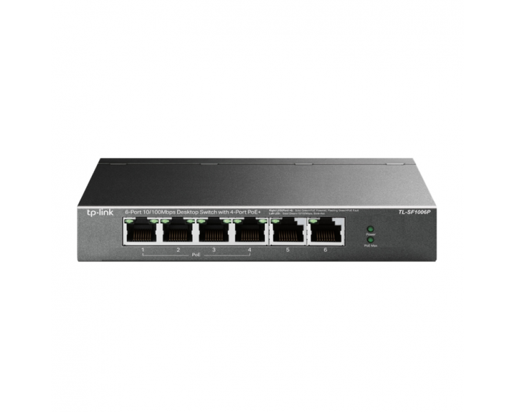 SWITCH TP LINK 6 PORT 10 100MBPS 4 PORT POE