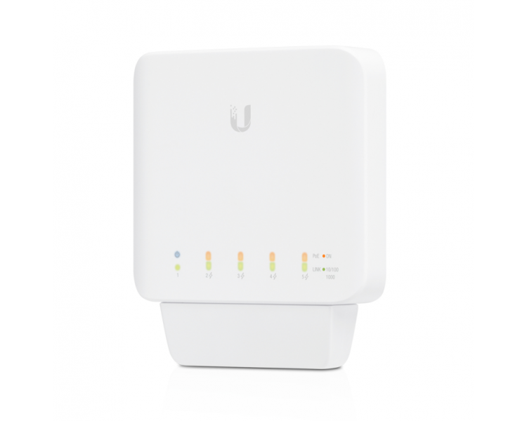 SWITCH UBIQUITI USW FLEX UNIFI SWITCH FLEX 5 POE INTERIOR Y EXTERIOR