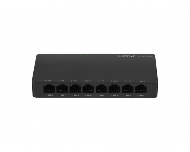 SWITCH LANBERG 8 PUERTOS GIGABIT RJ45 ETHERNET