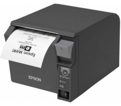 IMPRESORA EPSON TM T70II TICKETS TERMICA USB RS232 GRIS OSCURO