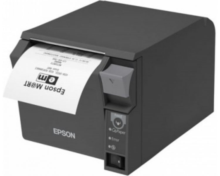 IMPRESORA EPSON TM T70II TICKETS TERMICA USB RS232 GRIS OSCURO