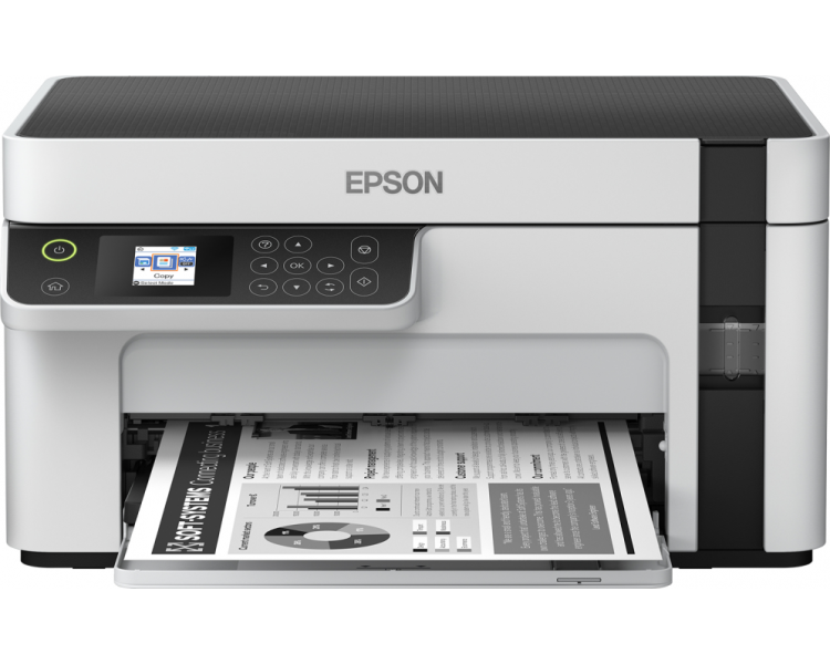 IMPRESORA EPSON MULTIFUNCION ECOTANK ET M2120 INYECCION MONOCROMO BLANCA