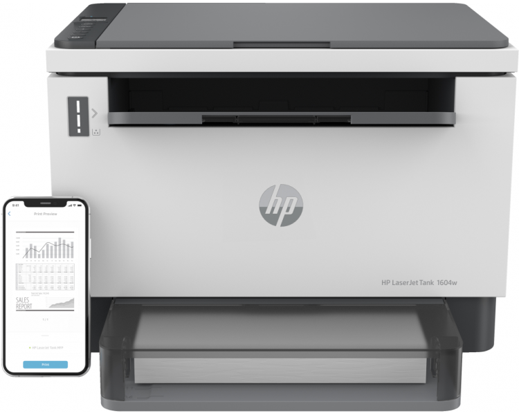 IMPRESORA HP LASERJET TANK MFP 1604W MULTIFUNCION MONO WIFI