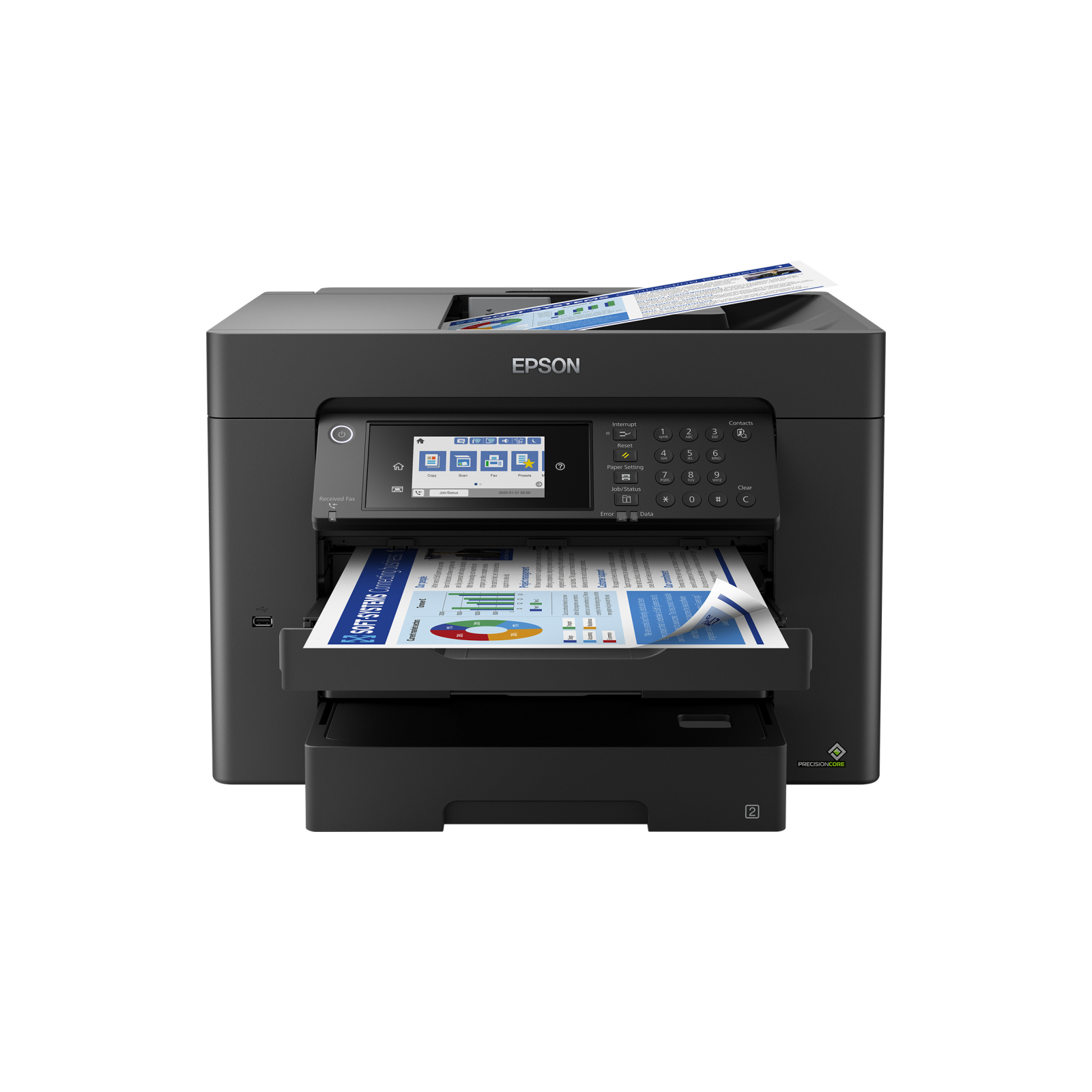 IMPRESORA EPSON MULTIFUNCION A3 WORKFORCE WF 7840DTWF 4 EN 1