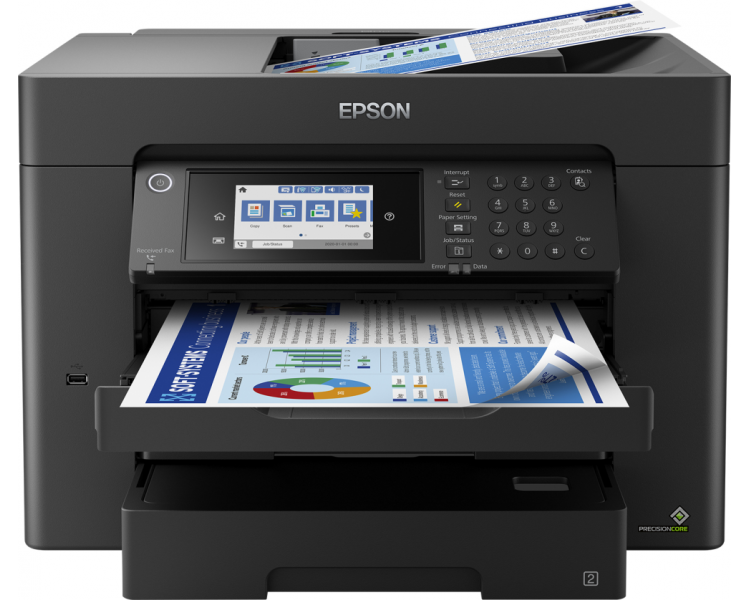 IMPRESORA EPSON MULTIFUNCION A3 WORKFORCE WF 7840DTWF 4 EN 1