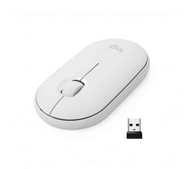 RATON LOGITECH M350 RF INALAMBRICO BLANCO