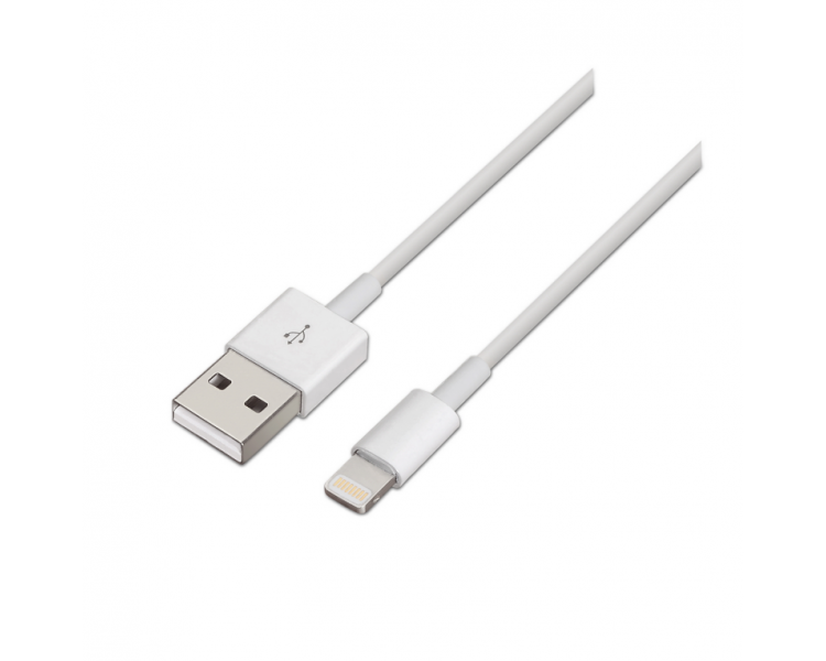 CABLE AISENS LIGHTNING A USB 20 LIGHTNING M USB A M BLANCO 20M