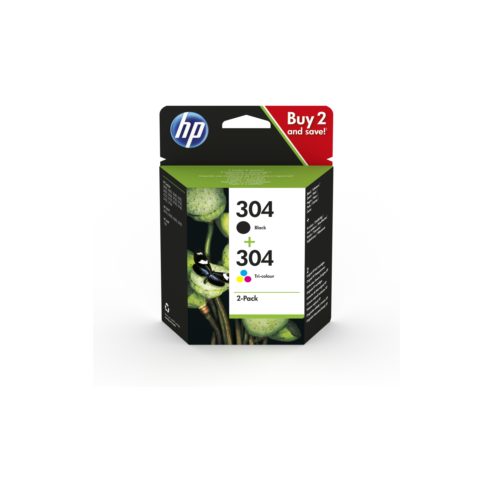 TINTA HP 304 PACK AHORRO NEGRO TRICOLOR