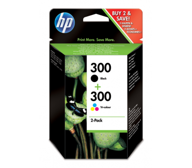 TINTA HP 300 PACK NEGRO Y TRICOLOR