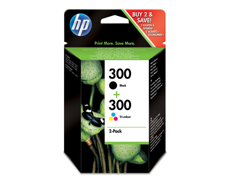 TINTA HP 300 PACK NEGRO Y TRICOLOR