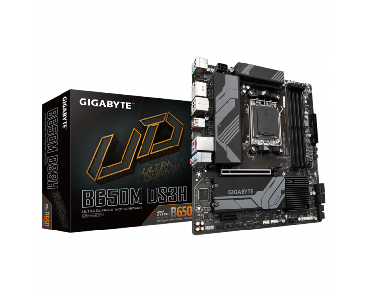 PLACA BASE GIGABYTE B650M DS3H AM5 MATX 4XDDR5