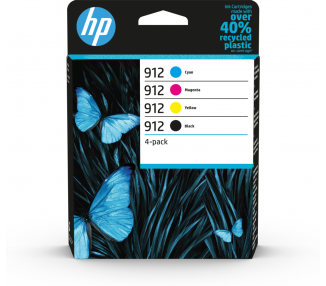 TINTA HP 912 PACK AHORRO NEGRO CIAN MAGENTA AMARILLO