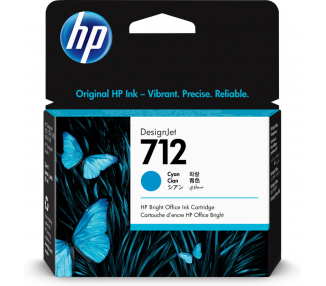 TINTA HP 712 CIAN