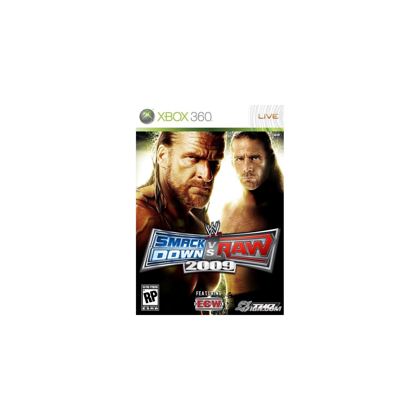 Wwe Smackdown Vs Raw2009 X360 Version Importación