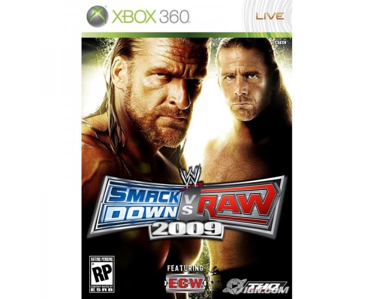 Wwe Smackdown Vs Raw2009 X360 Version Importación