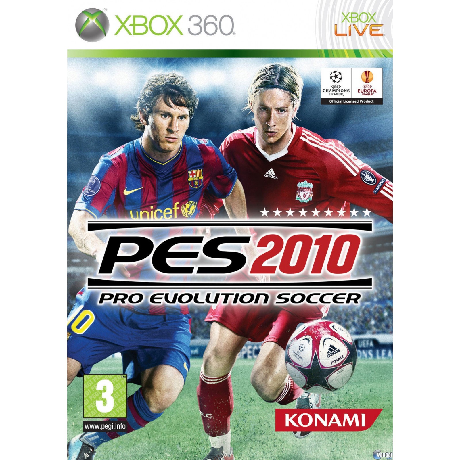 Pes 2010 Classics X360 Version Importación