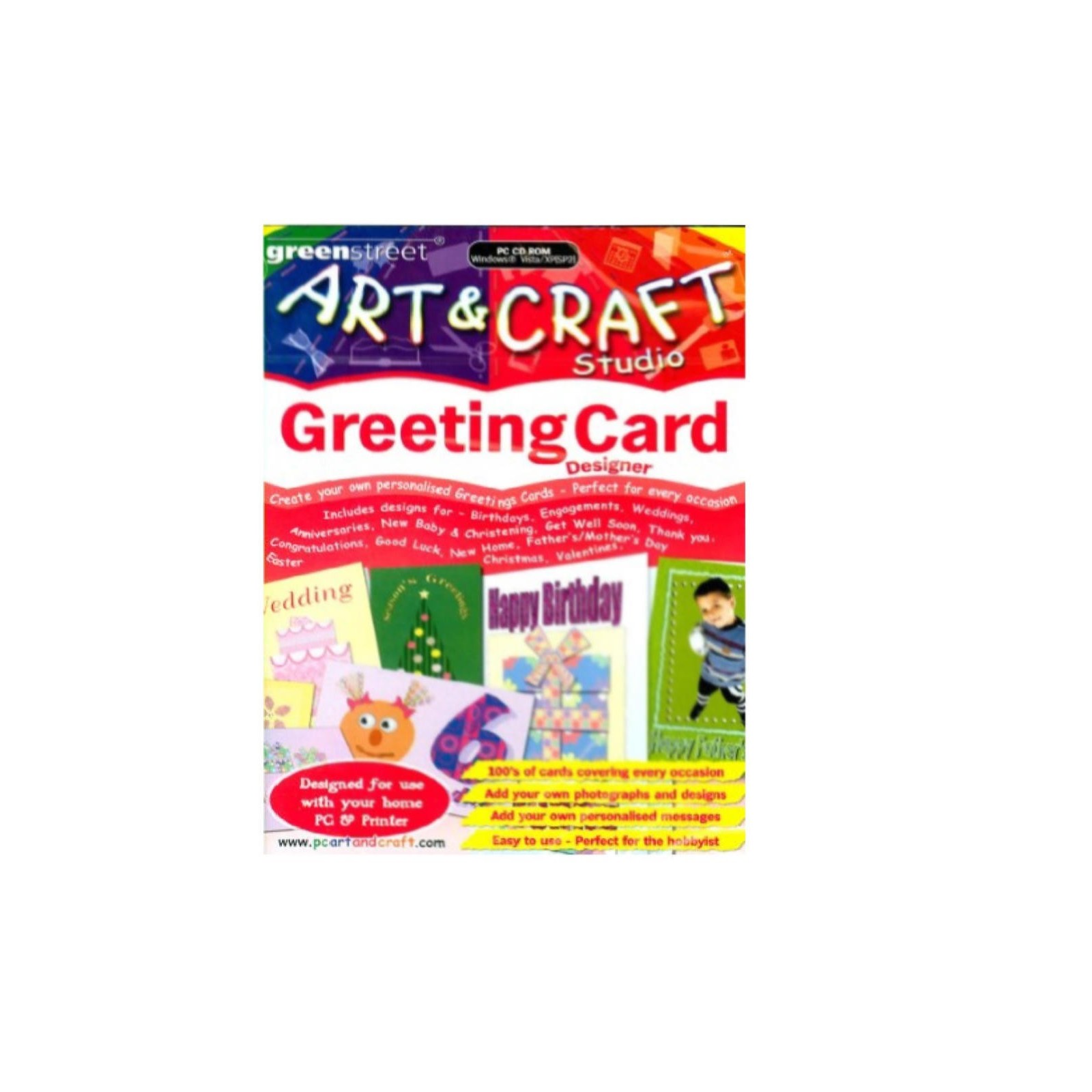 Arts & Crafts Greetings Car Pc Version Importación