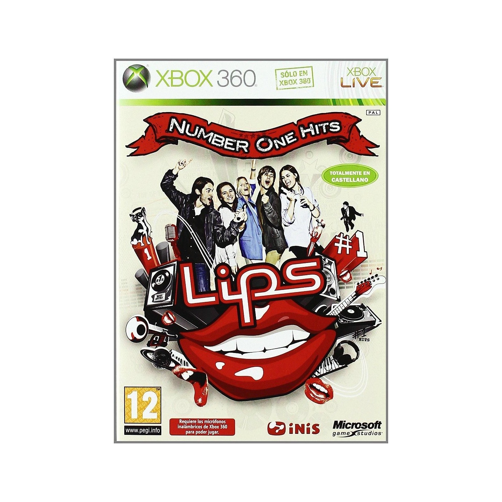 Lips Number One Hits X360  Version Portugal