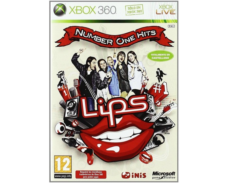 Lips Number One Hits X360  Version Portugal