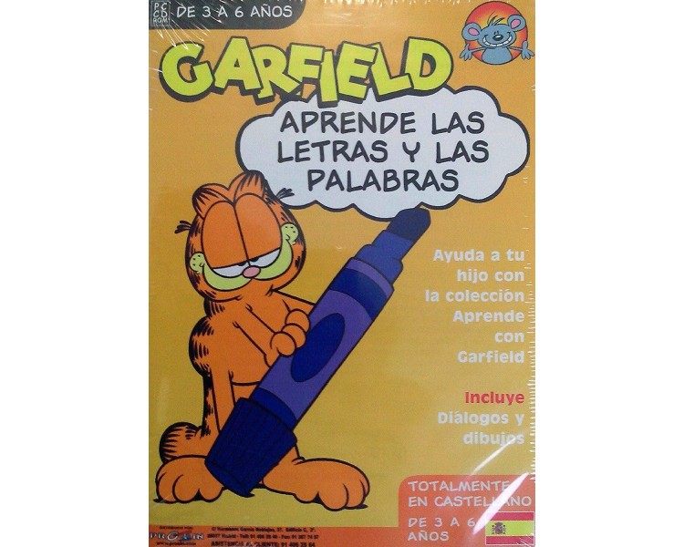 Garfield Aprende Las Letras Y Las Palabras Pc