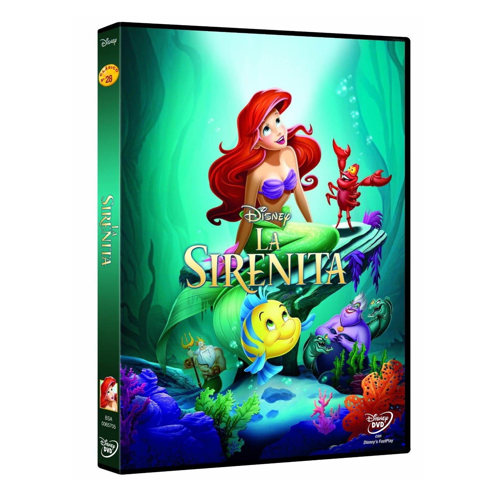 La Sirenit Disney     Dvd Vta