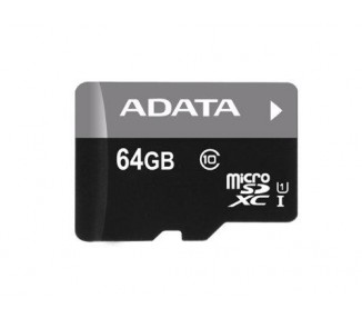 Tarjeta Micro SD + Adaptador Adata 64Gb UHS1