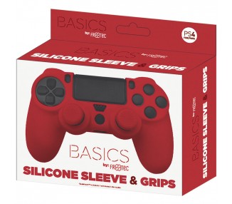 Ps4 Silicone + Grips Red Fr-Tec