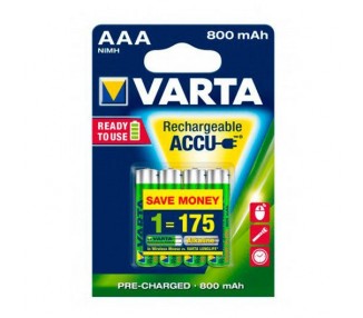 Pila Recargables Varta Aaa 800Mah Pack 4