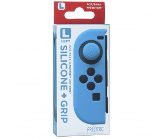 Funda Protectora De Silicona Joy-Con Izquierdo + Grip Para N