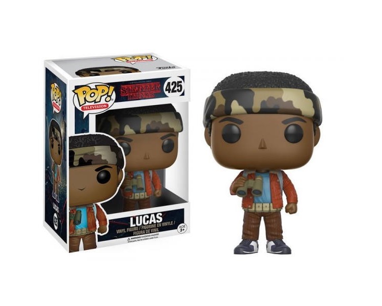 Figura Vinyl Pop! Stranger Things Lucas With Binoculars