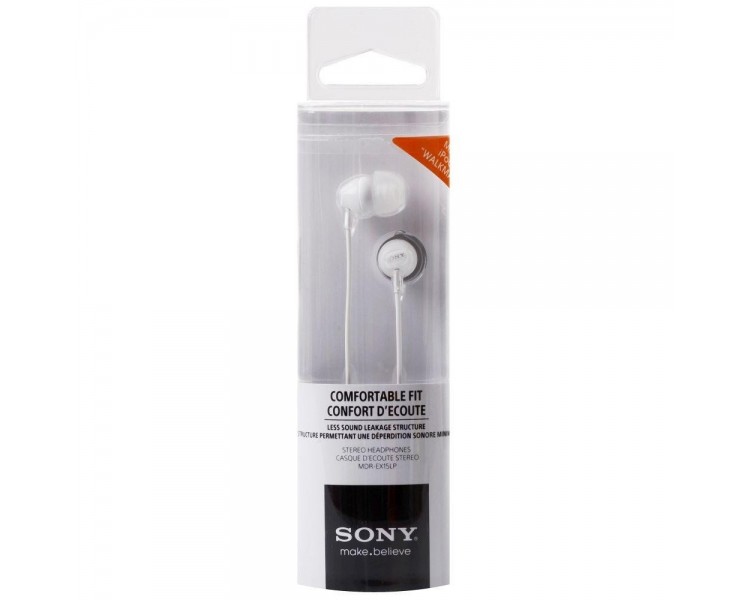 Auricular Sony Mdrex15Lpw Blanco