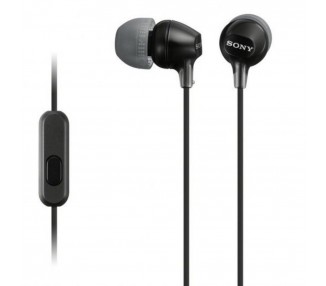 Auricular Con Micrófono Sony Mdr-Ex15Ap Negro