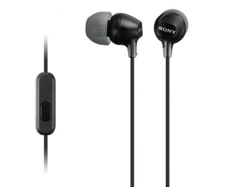 Auricular Con Micrófono Sony Mdr-Ex15Ap Negro