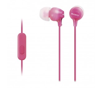 Auricular Con Micrófono Sony Mdr-Ex15Ap Rosa