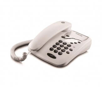 Teléfono Fijo Con Cable Motorola Ct1 Blanco