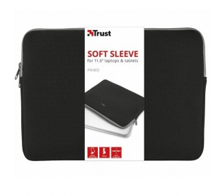 TRUST PRIMO SOFT SLEEVE NEGRO FUNDA PROTECTORA SUAVE PARA P