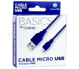 Cable Usb 2.0 Fr-Tec Ft0018 Para Ps4/ Usb Macho - Microusb M