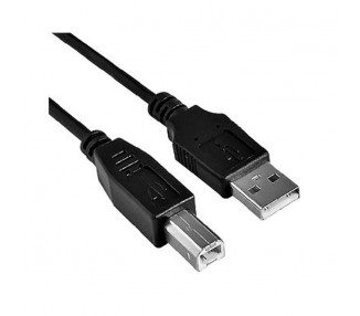 Cable Usb(A) 2.0 A Usb(B) 2.0 Nanocable 1.8M Negro