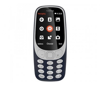 Teléfono Móvil Nokia 3310 Dark Blue 2.4 Qvga 2G 16Mb Microsd