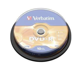 VERBATIM DVD-R 4.7GB 16x TARRINA 10 43523 (20)