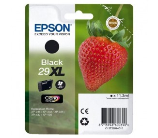 Tinta Original Epson Negro 29Xl,11.3Ml,Fresa, Xp-235 /