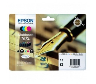 Tinta Original Epson T1636 Color + Negro Pack 4 Unidas Pa