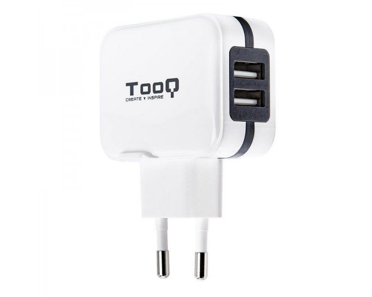 Cargador 2Xusb Casa Tooq Tqwc-1S02Wt 17W Blanco