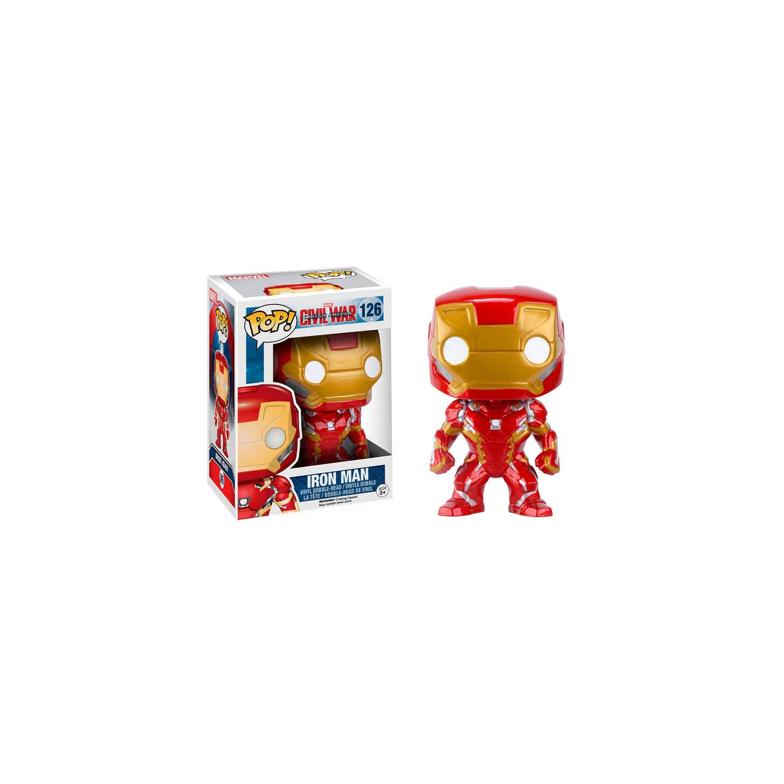 Figura Pop Vinyl Capitan America Civil War Iron Man