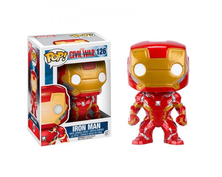 Figura Pop Vinyl Capitan America Civil War Iron Man