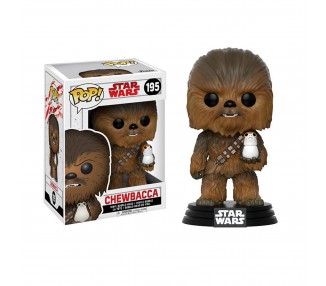 Figura Pop! Star Wars The Last Jedi Chewbacca With Porg